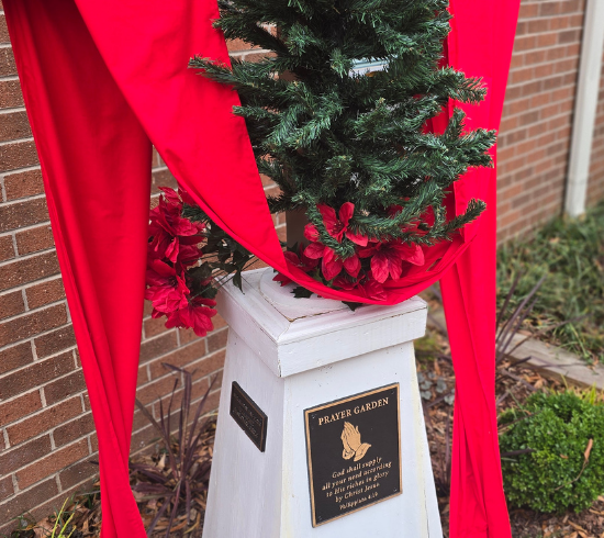 Julia Hyatt prayer garden